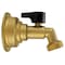 Apollo 3/4 in. Brass Quarter Turn Push-to-Connect x 3/4 in. Garden Hose Thread No Kink Hose Bibb FSBSCV3434 - alternate 3